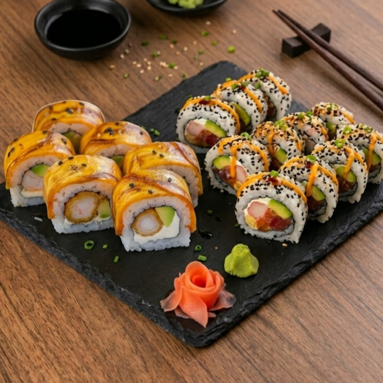 Combo 22 Bocados Mixto (2 Sabores)