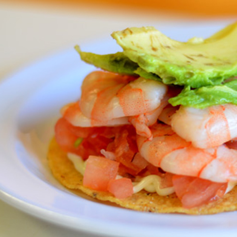 Tostada de Camarón