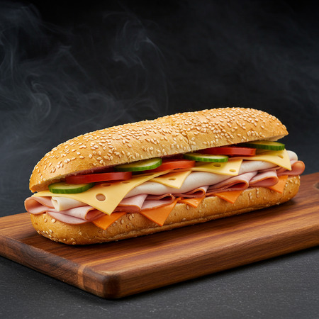 Sánduche Pavo y Jamón 21 cm