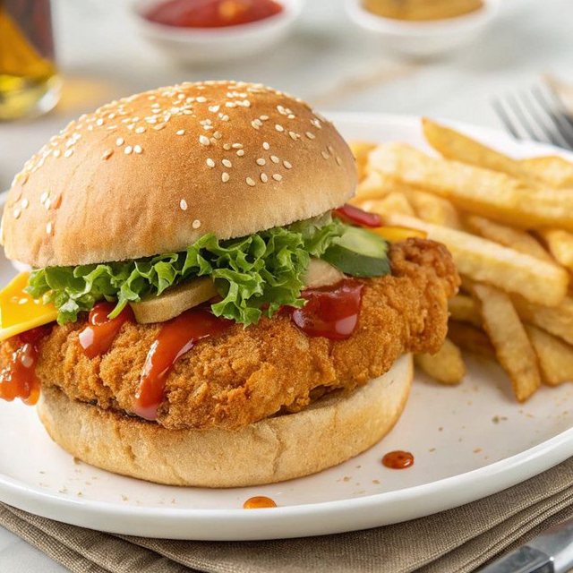 Hamburguesa de Pollo