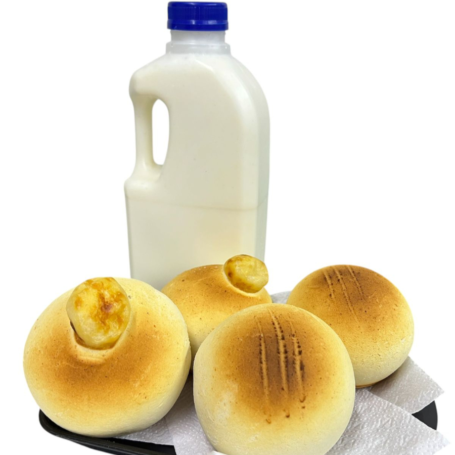 litro de avena y 4 pan de bono