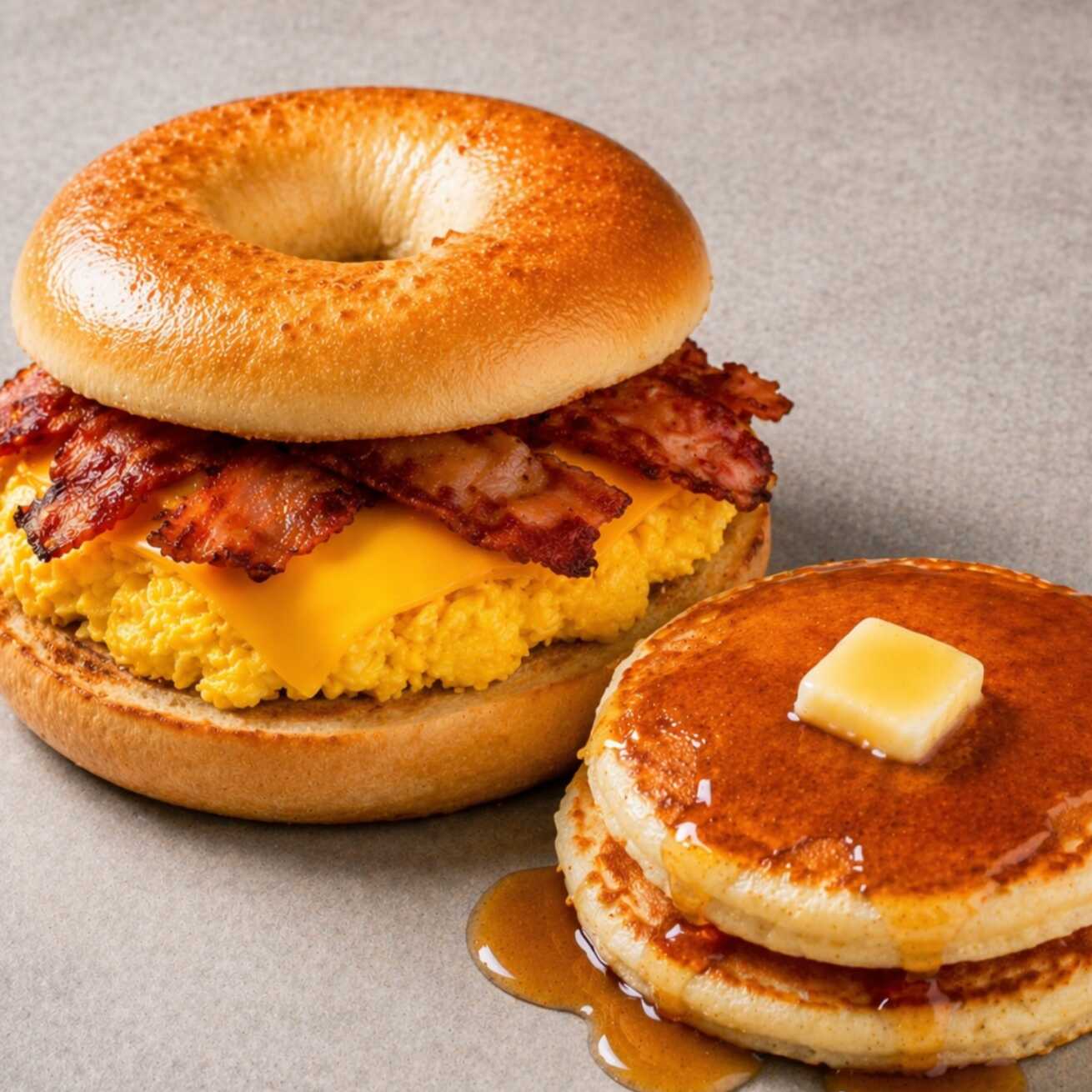 Bagel Huevo Tocino