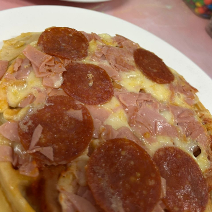 Waffle Jamón