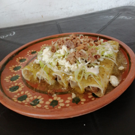 Enchiladas Verdes