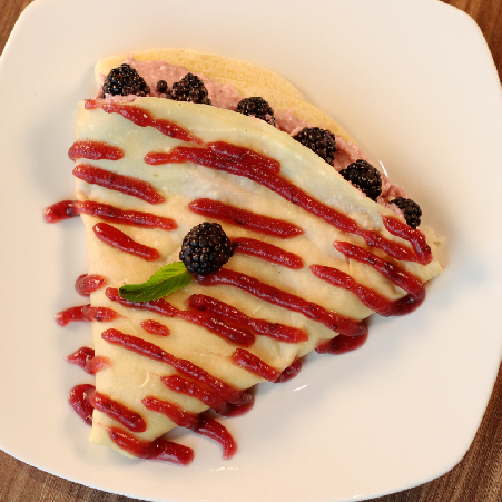 Crepa Zarzamora-Queso