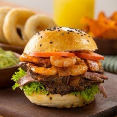 Hamburguesa Mar y tierra