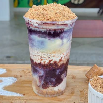 Açaí 400ml,leite em pó, paçoca,leite condensado