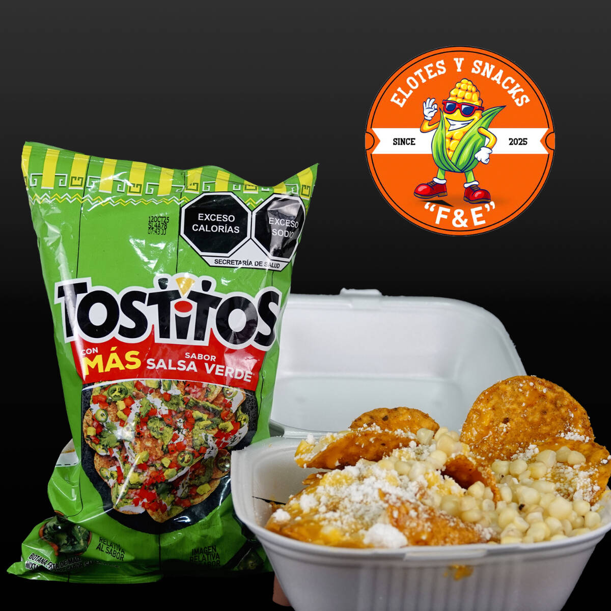 Papitas con Elote