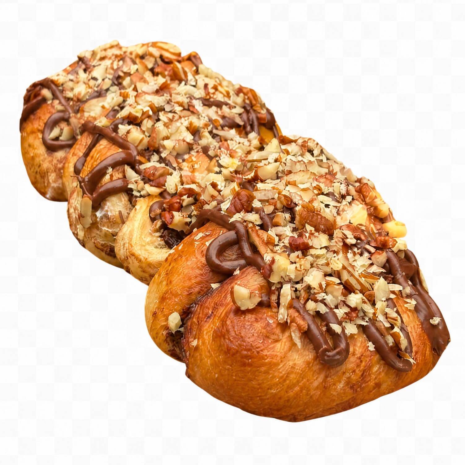 Trenza de Nutella y Nuez