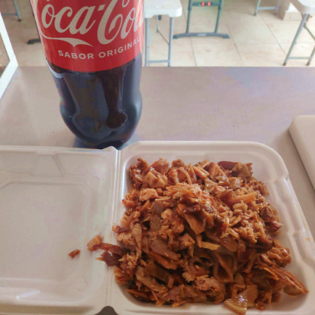 3/4 Carnitas Surtidas + Coca Cola Familiar