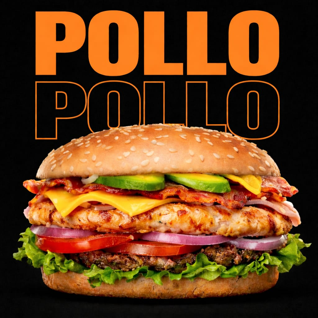 4 Hamburguesas de Pollo