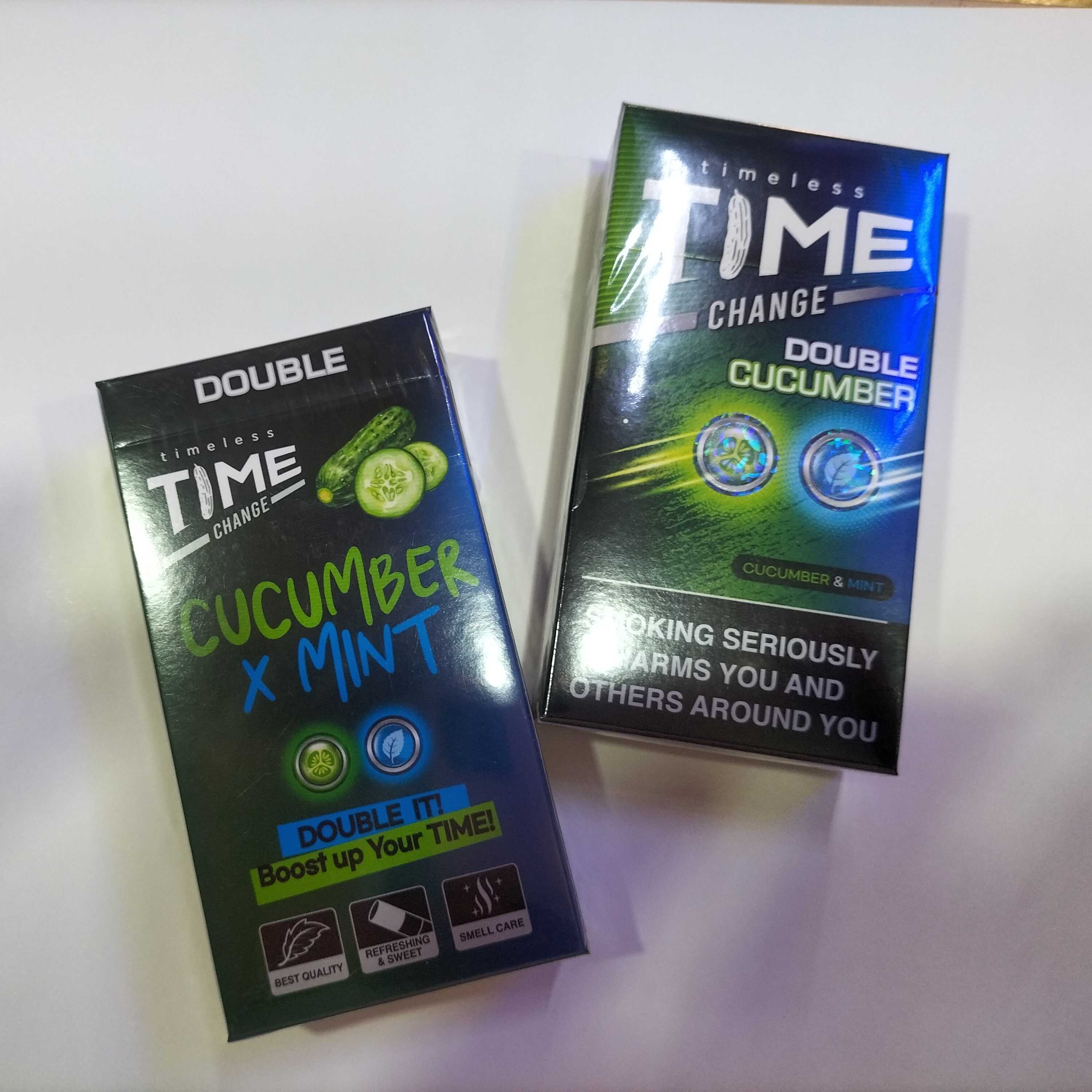 Cajetilla de cigarros timeless Time pepino/menta