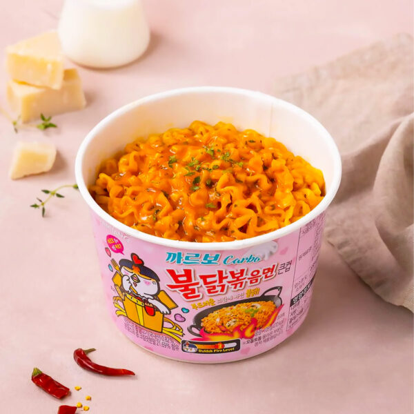 MEGA CHAROLA BULDAK CARBONARA COREANO