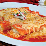 Enchiladas suizas rojas chipotle