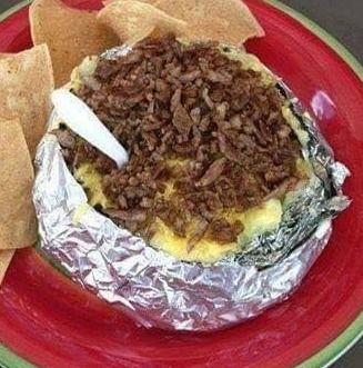 Papa Asada con Bistec