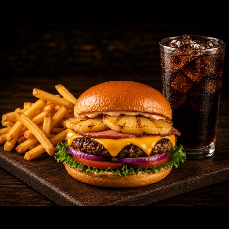 COMBO BURGER HAWAIANA