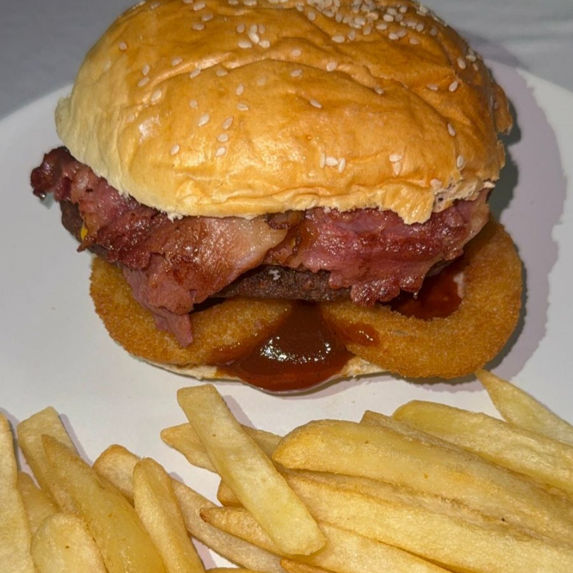 HAMBURGUESA BBQ