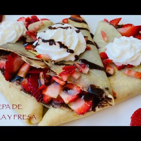 Crepa NUTELLA con Fresa y Platano