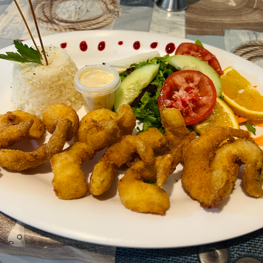 Camarones Empanizados