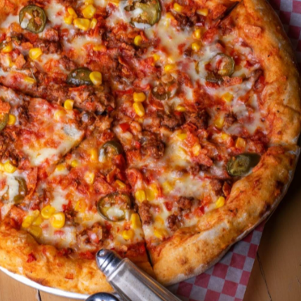 Pizza Pancho Villa en Bici Grande 8 Porciones