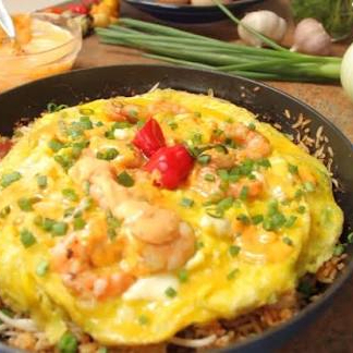 Chaufa con Tortilla