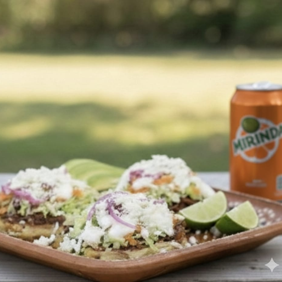 Combo 2, 3 Gorditas y Refresco 355 ml