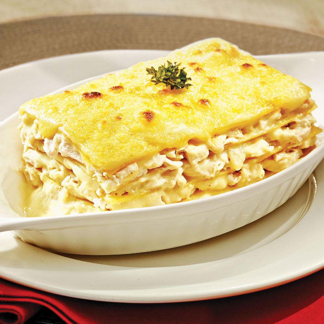 Lasaña de pollo a precio especial