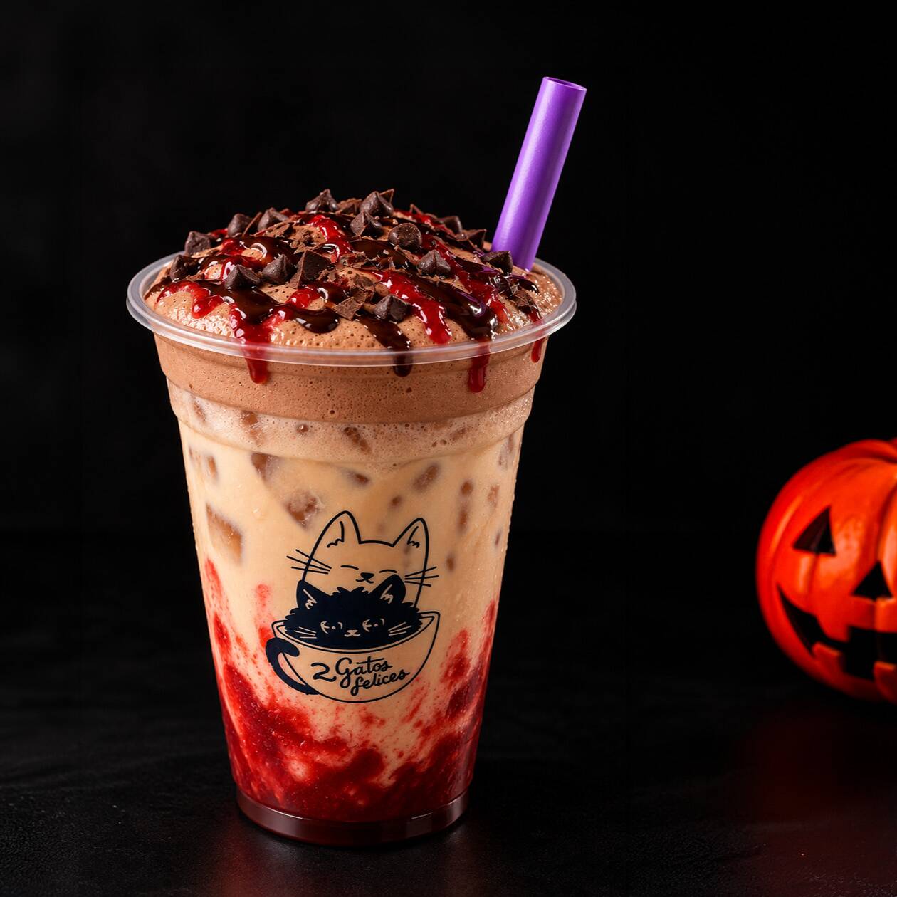 Dracula Iced Choco-Strawberry Latte