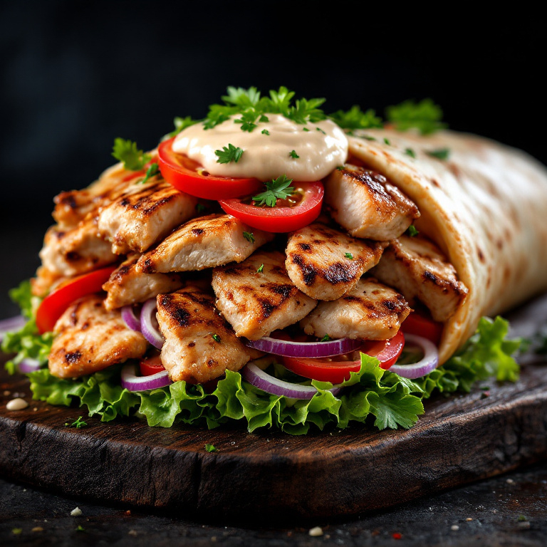 Shawarma de pollo