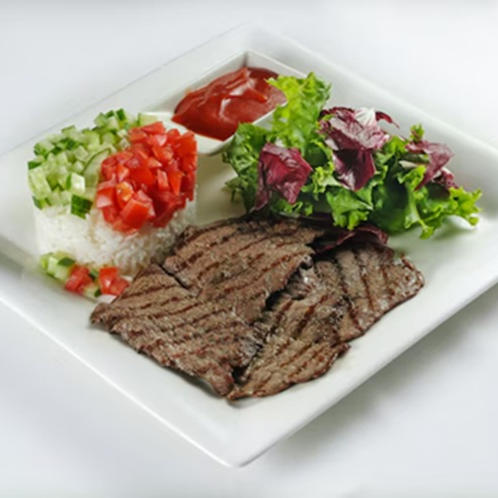 Carne Asada + Ensalada + Papas