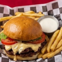Hamburguesa Doble Carne Con Papas