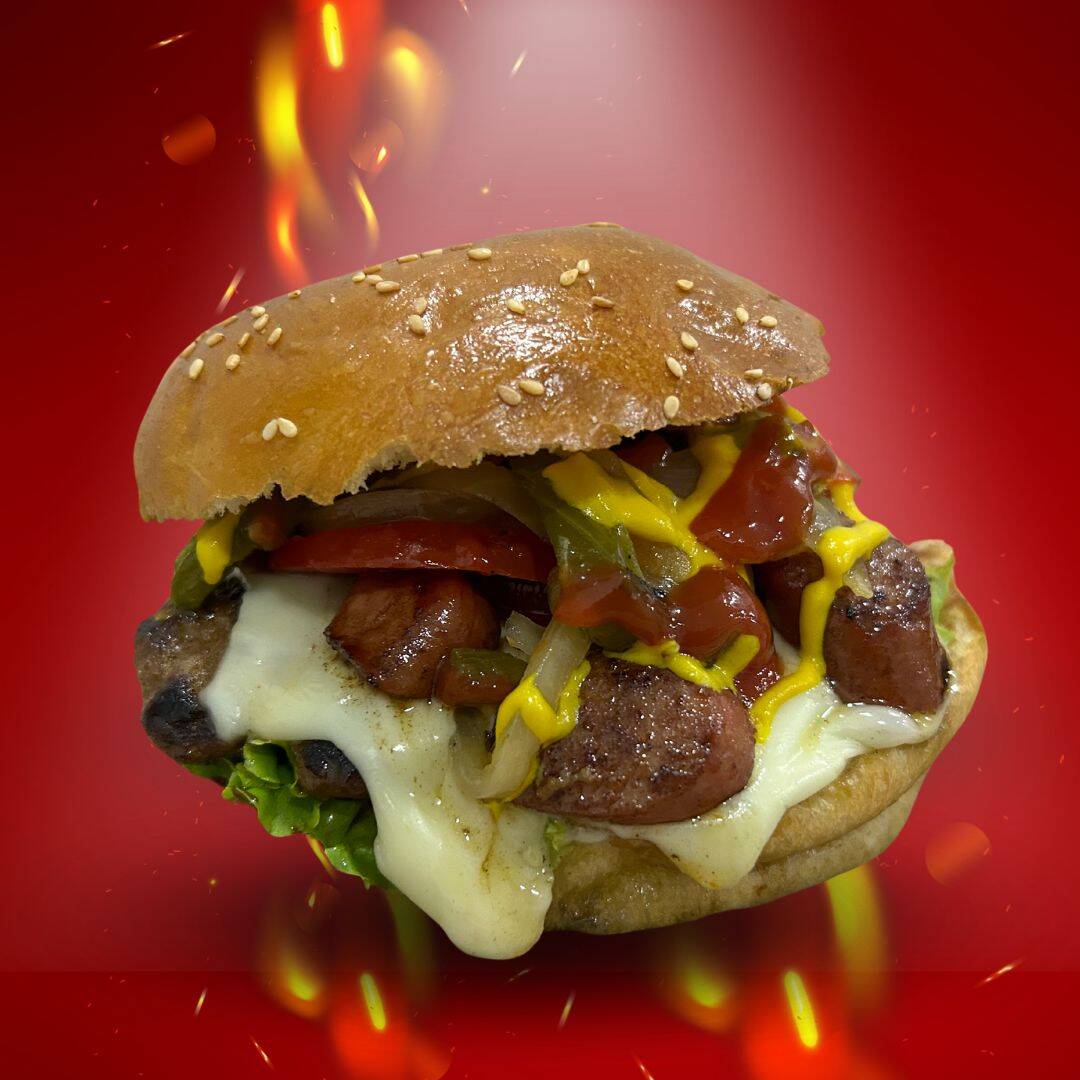 Burger con Salchicha