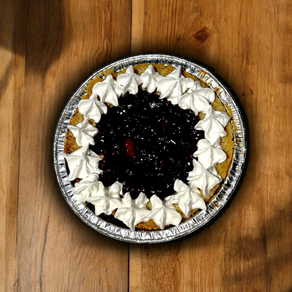 Pay de Queso Crema Batida, Mermelada Frutos Rojos
