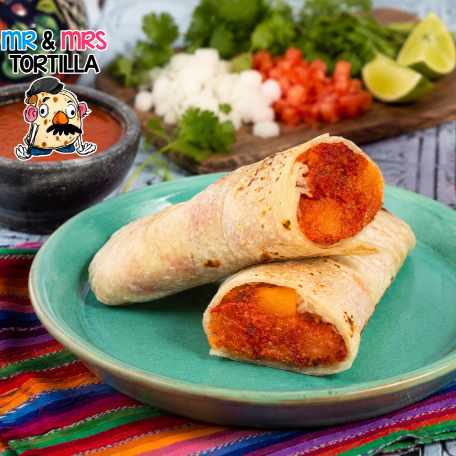 Burrito de Papa con Chorizo