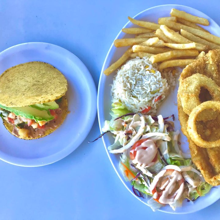 COMBO FILETE DE PESCADO+TOSTADA DE CEVICHE