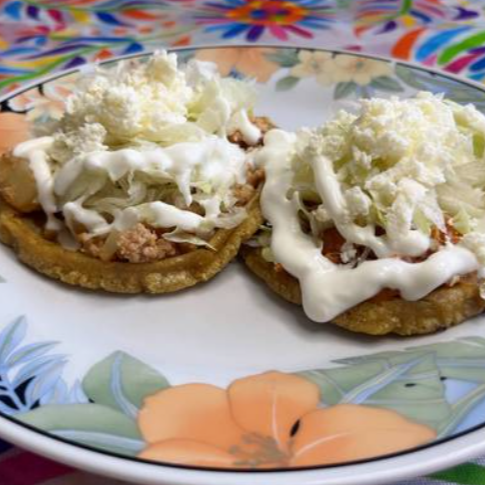 Sope de Tinga de Pollo 2 pza