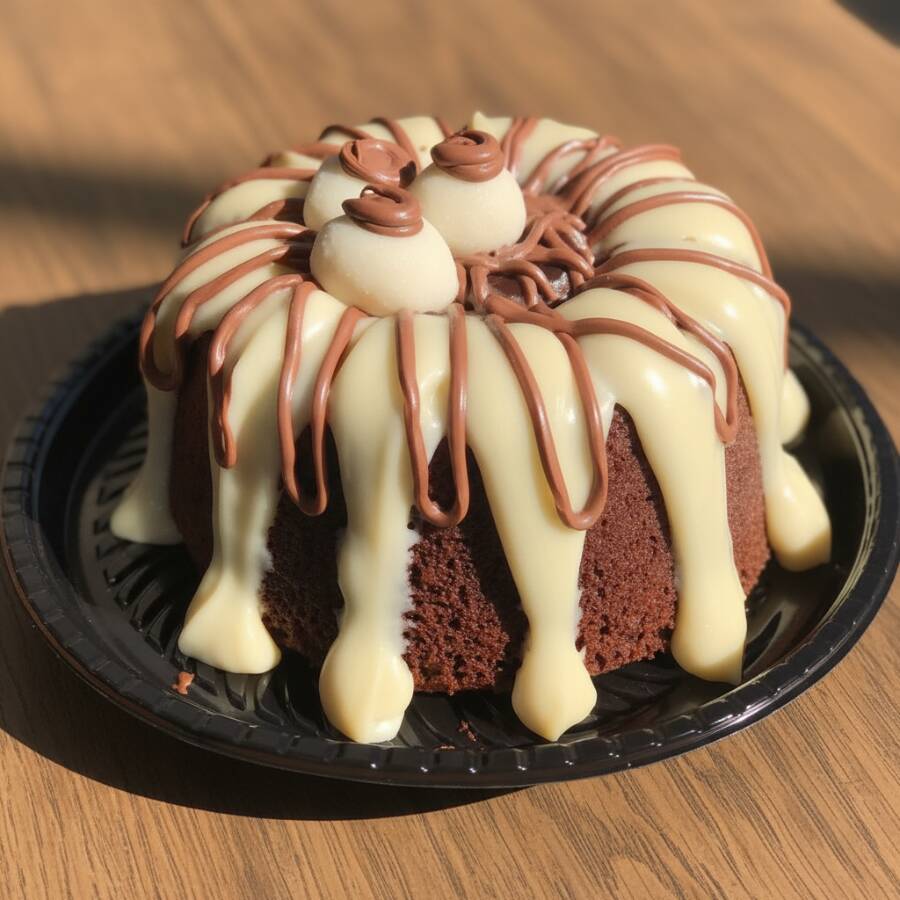 Massa de chocolate, creme 4 leites, Nutella e creme de brigadeiro