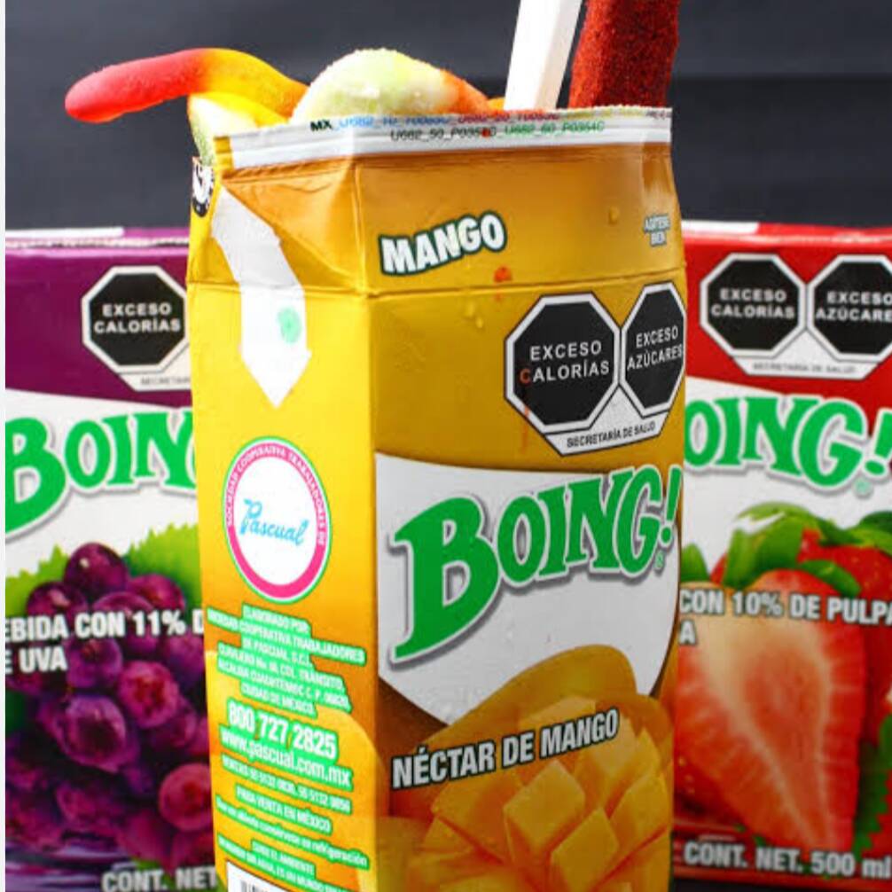 Boing Congelado con Gomitas y Alcohol