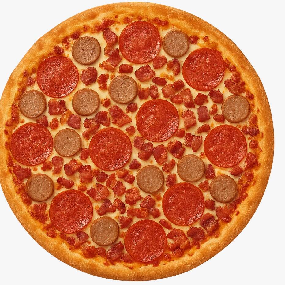 Pizza Carnivora – ¡Tú eliges el tamaño!
