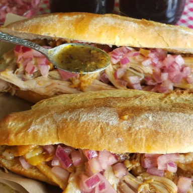 Torta de Cochinita Pibil
