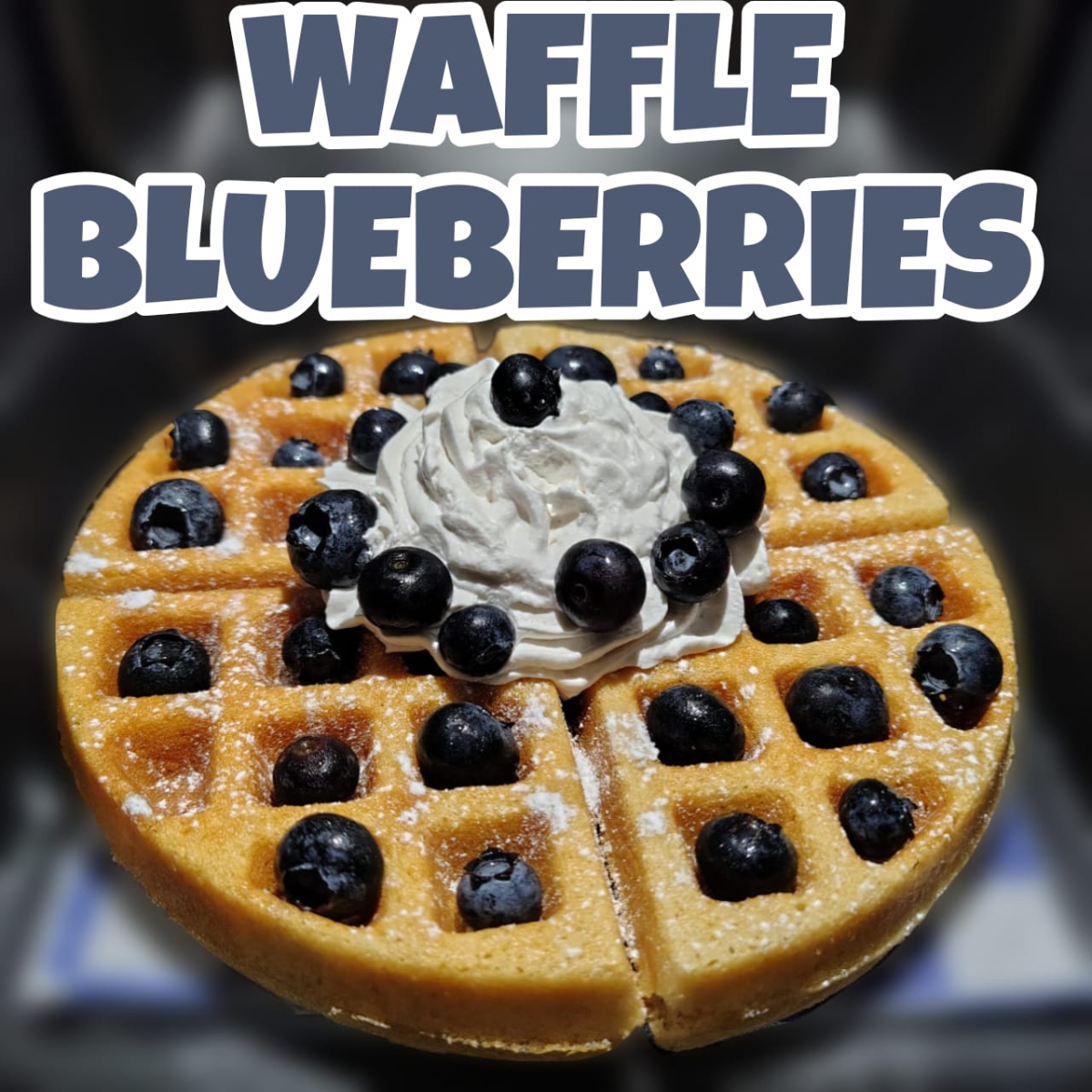 Waffle de Arandanos