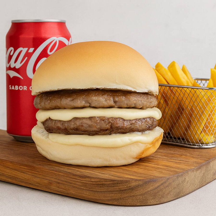 Nossos hambúrgueres são preparados com 120 g de carne bovina, garantindo suculência e muito sabor. Disponíveis nas versões Burguer, Salada, Egg, Bacon e Tudo. Clique e escolha o seu! 🍔😋
