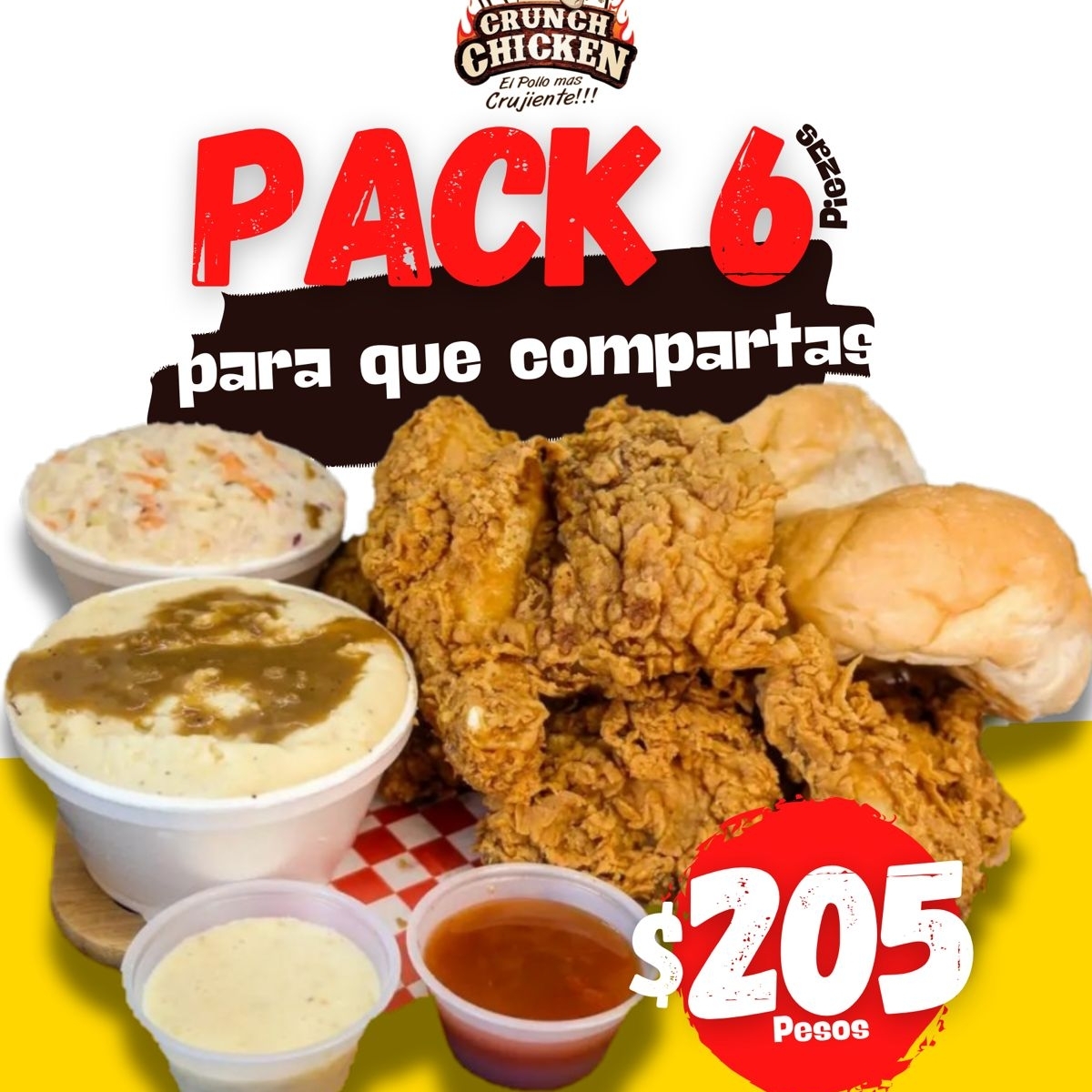 Pack 6 Piezas