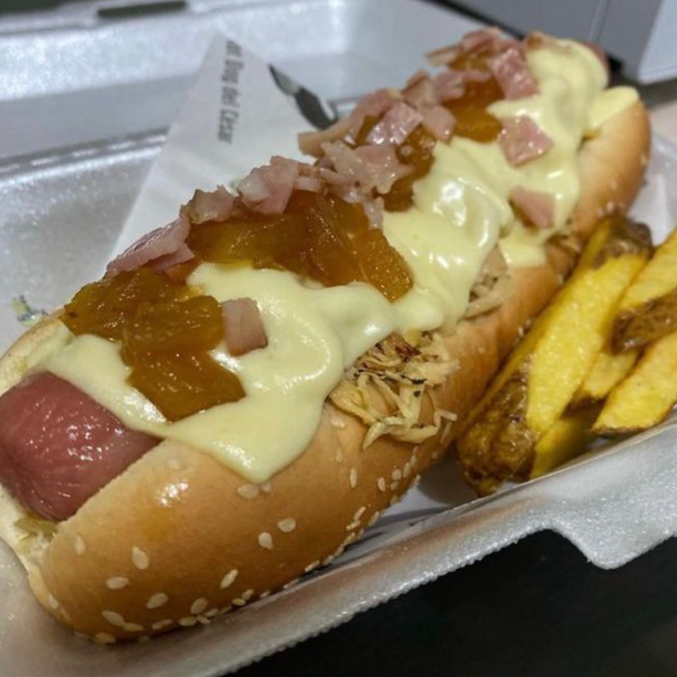 Hot Dog Hawaiano