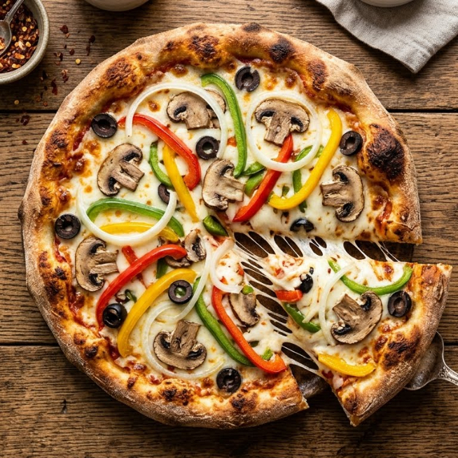 Pizza Vegetariana 6 Porciones