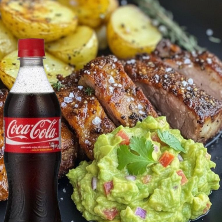 COSTILLITAS BBQ EN COMBO CON COCA-COLA 400ML