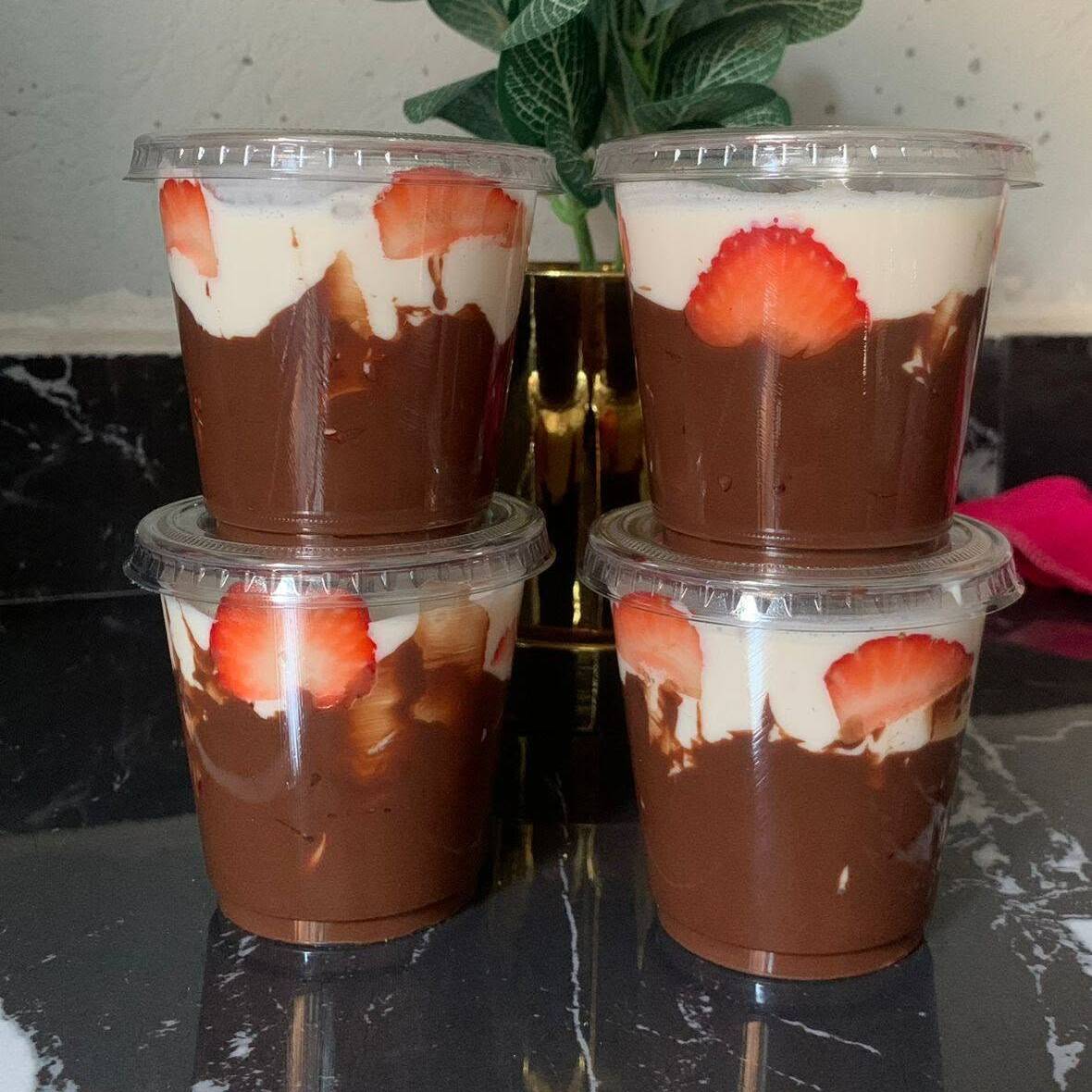 Fresas con Crema y Chocolate