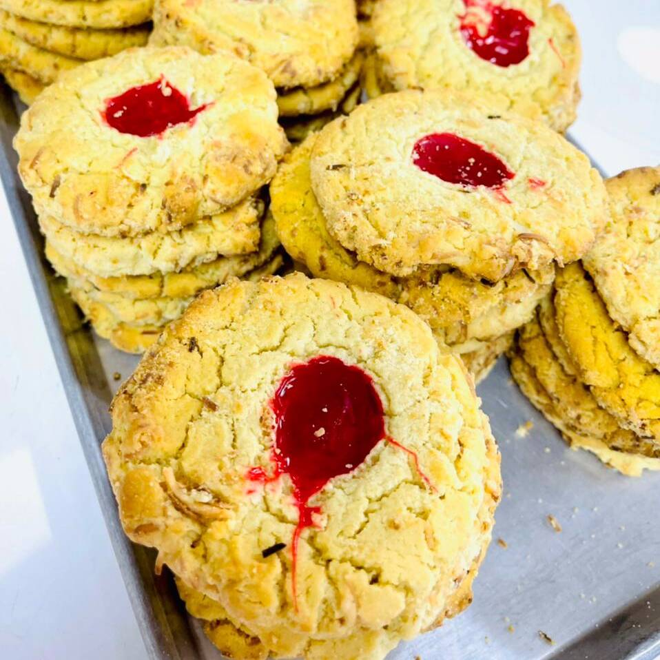 Polvorón con Mermelada de Fresa