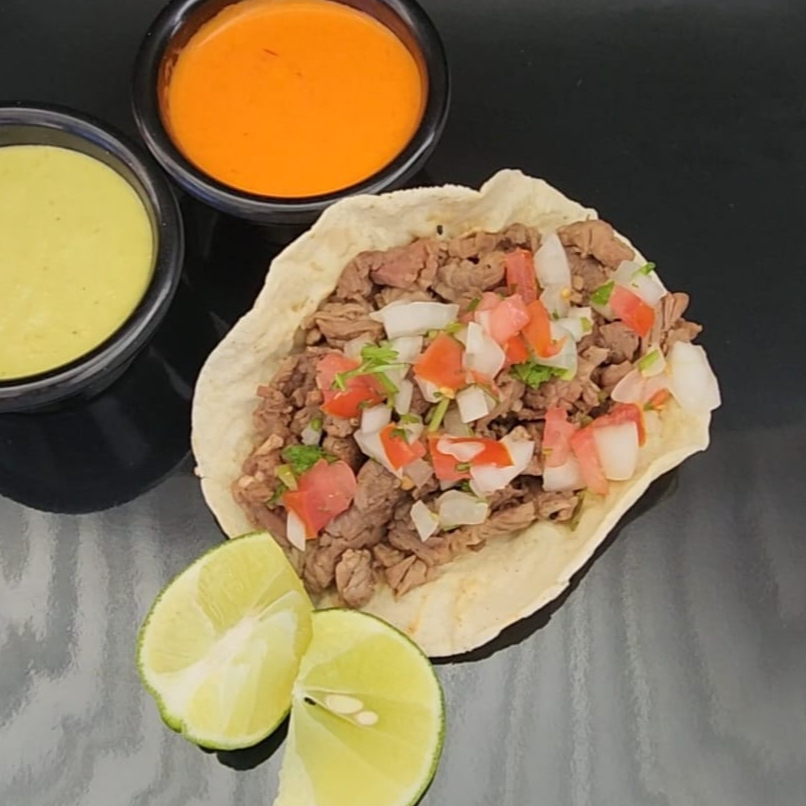 Taco de Carne Asada Maíz.