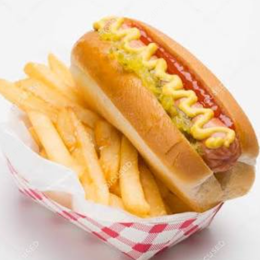 Hot Dog Sencillo con Papa